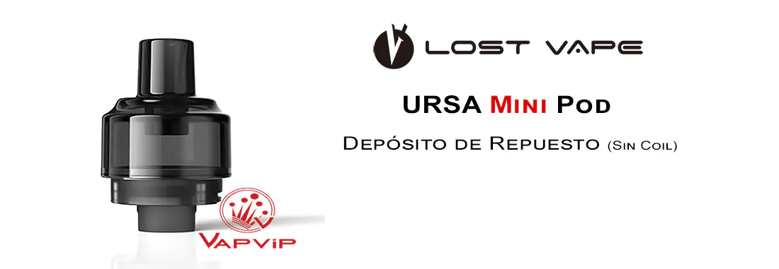 Lost Vape Ursa Mini Pod replacement tank detail