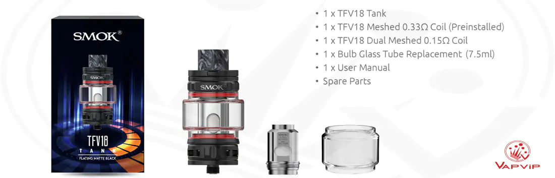 TFV18 Atomizador by Smok España
