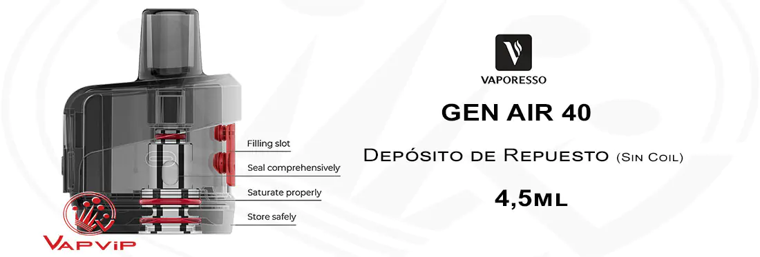 Vaporesso Gen Air 40 Pod AOP System detail