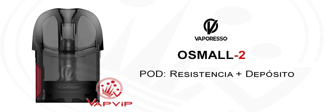 Vaporesso Osmall 2 Pod 1.2 ohm built-in cartridge detail