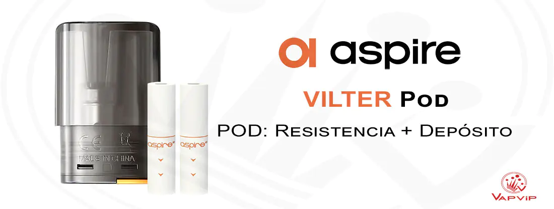 Aspire Vilter paper filters drip tips