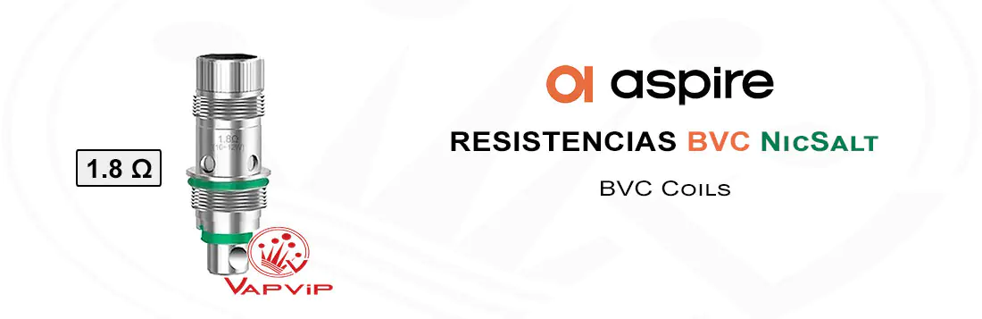 Diferencias de la resistencia BVC NicSalt de Aspire