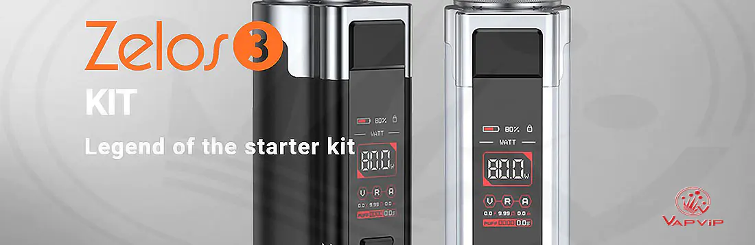 Los mejores cigarrillos electrónicos y equipos de vapeo en España MOD ZELOS 3 by Aspire
