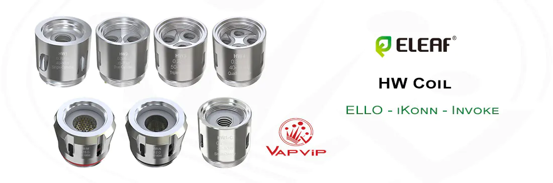 Complete catalog of Eleaf HW Coils
