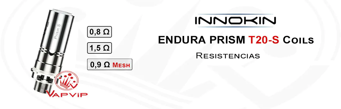 Innokin T20-S Prism-S ENDURA APEX Coil Lineup