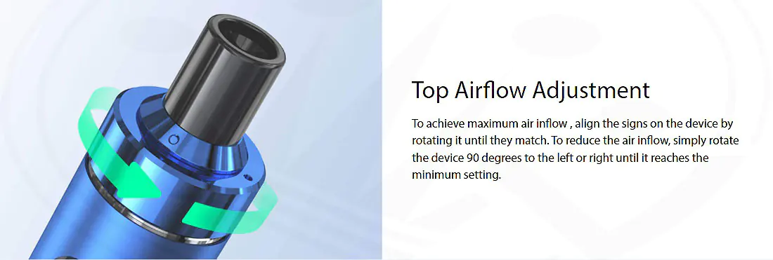 airflow control eGo AIO2 Kit by Joyetech