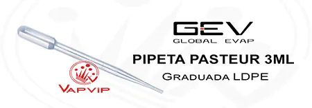 Pasteur pipette 3ml calibrated
