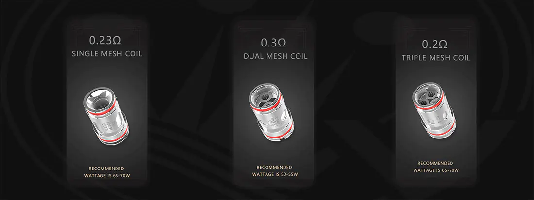 Uwell Crown V UN2 Coils Catalog Lineup
