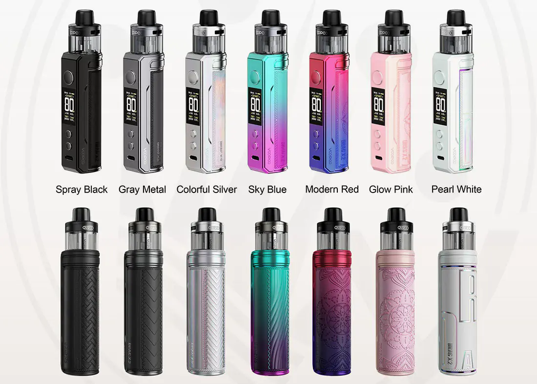 Los mejores cigarrillos electrónicos y equipos de vapeo en España DRAG X2 Voopoo Kit Colours