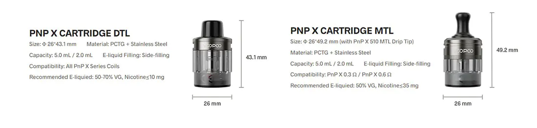 Voopoo PnP-X pod with side refill