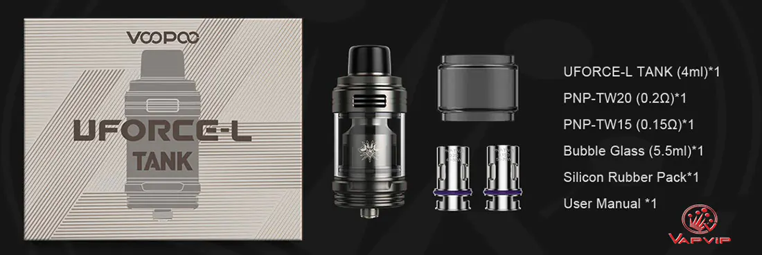 Los mejores cigarrillos electrónicos y equipos de vapeo en España Voopoo Uforce L Tank