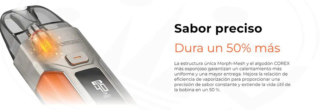 Los mejores cigarrillos electrónicos y equipos de vapeo en España Corex Luxe X Pro Vaporesso