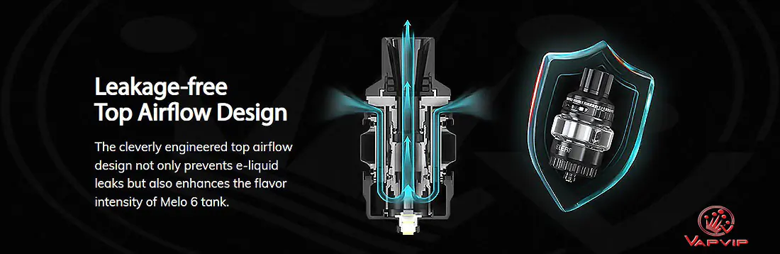 Cigarrillos electronicos y vapeo en España Airflow Melo 6 Airflow Eleaf Atomizer
