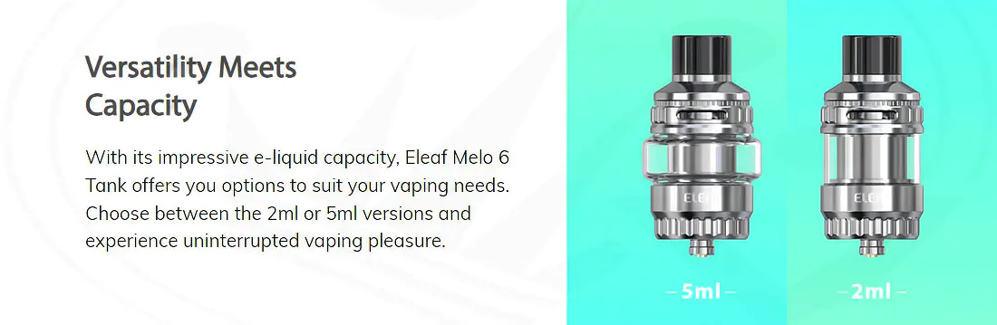 Cigarrillos electronicos y vapeo en España Melo 6 Tank Eleaf Atomizer in Spain