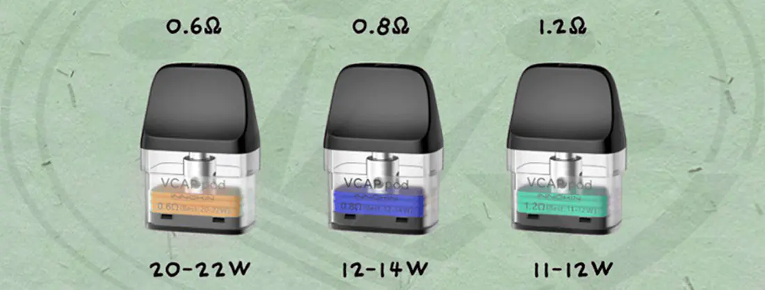 Innokin Trine VCAP Pod Cartridges Full Lineup