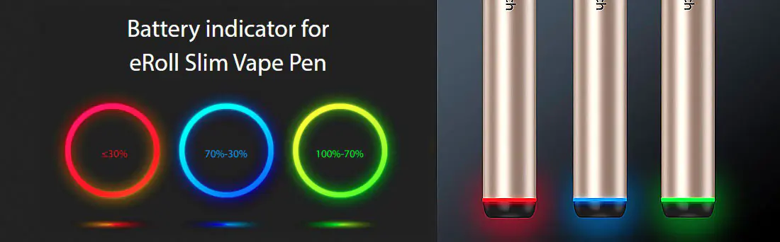 Joyetech eRoll SLIM LED Indicators