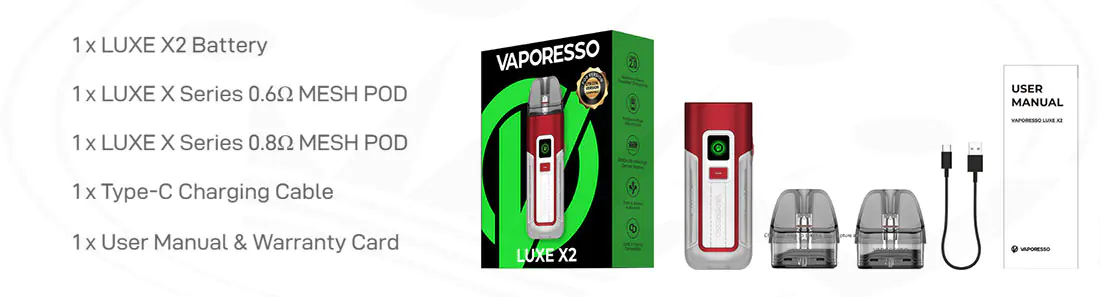 Los mejores cigarrillos electrónicos y equipos de vapeo en España Contents Luxe X2 Vaporesso