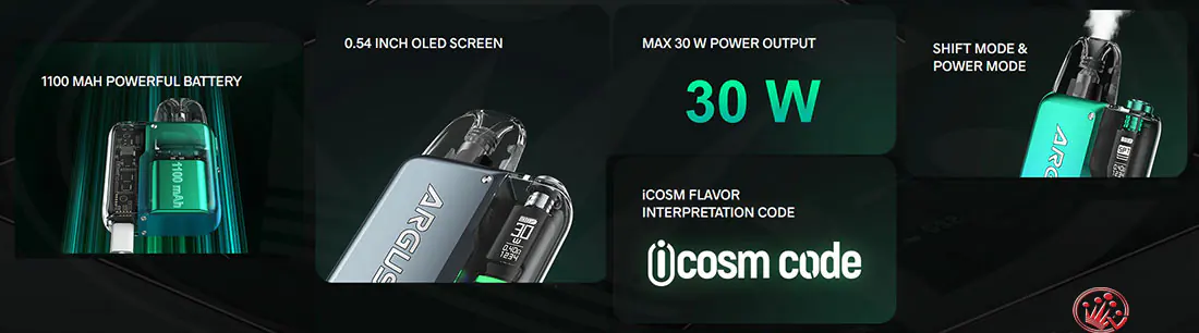 Los mejores cigarrillos electrónicos y equipos de vapeo en España ARGUS P2 Pod Voopoo