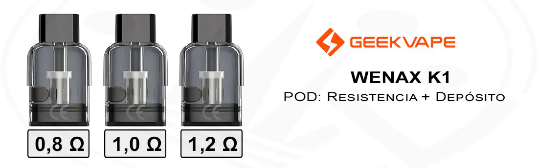 Geekvape Wenax K1 Replacement Cartridges Catalog