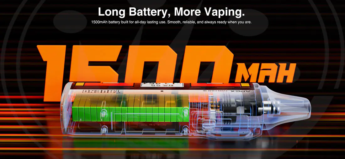 Los mejores cigarrillos electrónicos y equipos de vapeo en España Batería integrada de 1500mAh