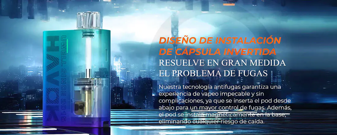 Sistema Reversed Pod del Havok R Pod Uwell