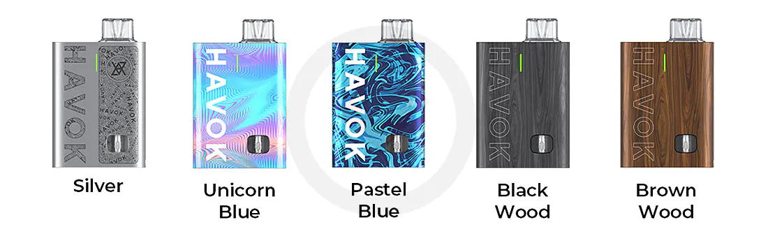 Colores del Pod Havok R Uwell