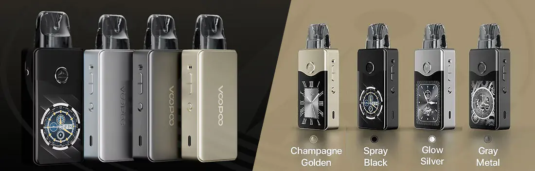 The best e-cigarettes and vaping devices in Spain Voopoo Vinci E120 colors