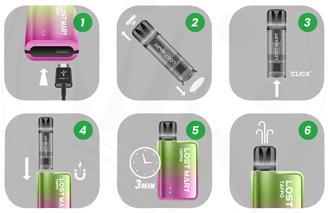 How to use your Lost Mary Tappo Air How to use your Lost Mary Tappo Air