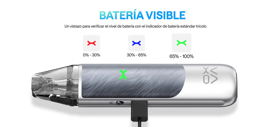 Nexlim Go battery LED indicator