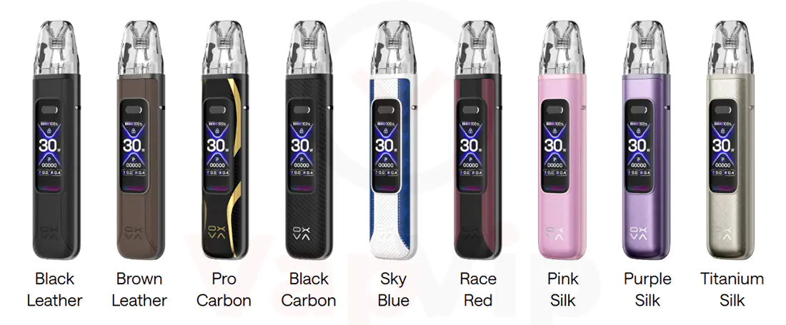 Available colours for the Oxva Xlim Pro 3 pod