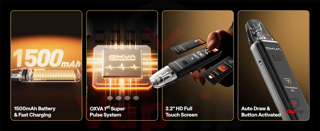 Maximum performance with 1500mAh battery 1500mAh Battery and Super Pulse Tech