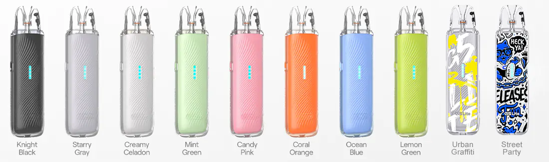 Colores disponibles del Uwell Caliburn G5 Lite