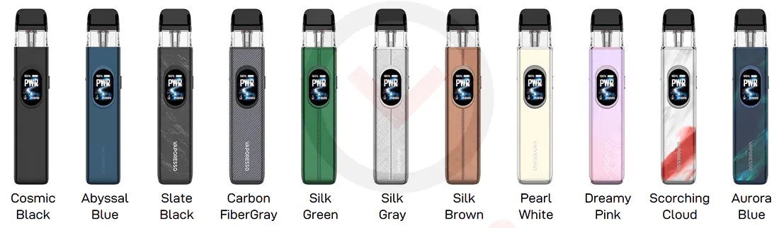 Colores disponibles del pod Vaporesso XROS 6