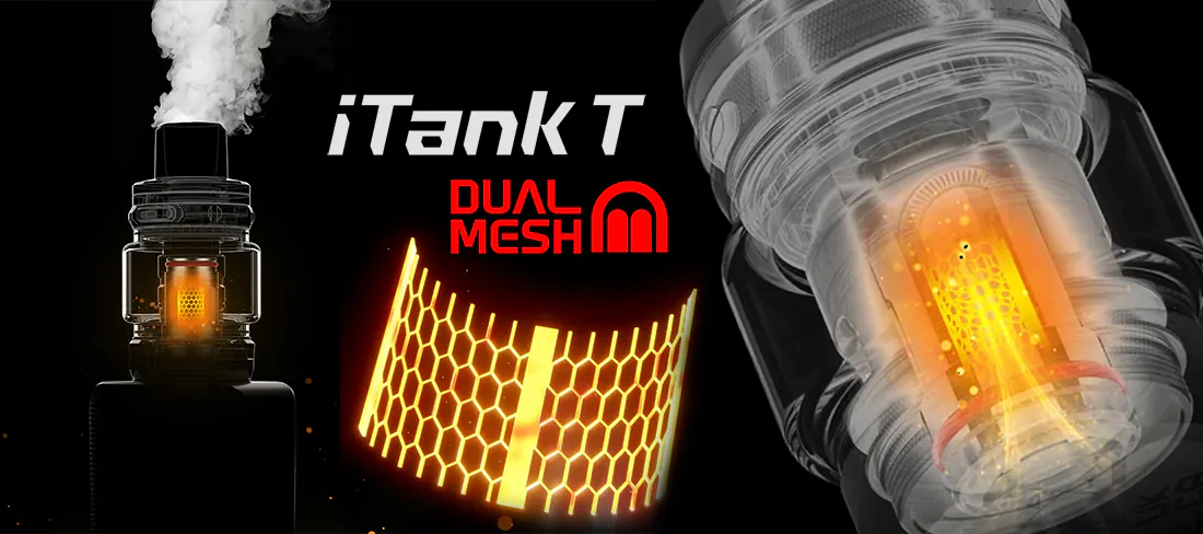 Características principales del Vaporesso iTank T Dual Mesh