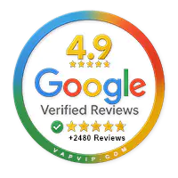 Opiniones de VapVip en Google — más de 2400 reseñas y 4,9 sobre 5