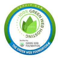 Certificado Green Web Foundation — VapVip usa energía 100% renovable