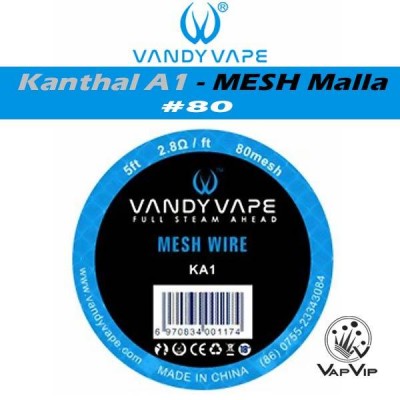 MESH Kanthal A1 KA1 - 1,5 m Mesh Wire Roll - Vandy Vape