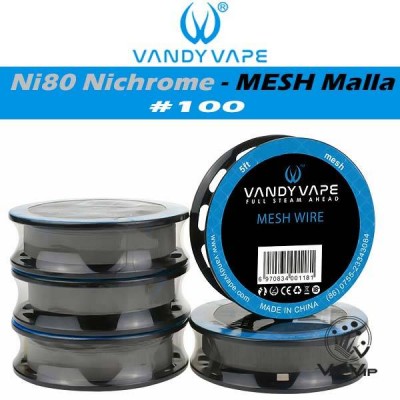 MESH Ni80 Nichrome - 1,5 m Mesh Wire Roll - Vandy Vape