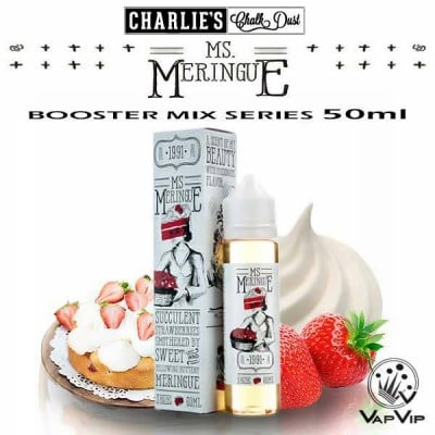 MISS MERINGUE eliquid 50ml (BOOSTER) - Charlie's Chalk Dust