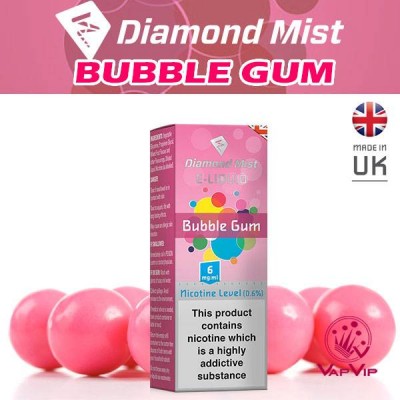 BUBBLE GUM E-liquido 10ml - Diamond Mist