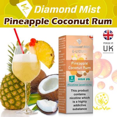 PINEAPPLE COCONUT RHUM E-liquido 10ml - Diamond Mist