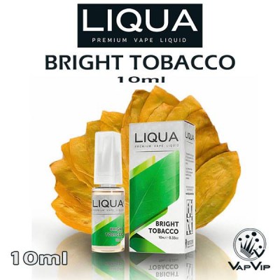 BRIGHT TOBACCO E-liquido 10ml - LIQUA