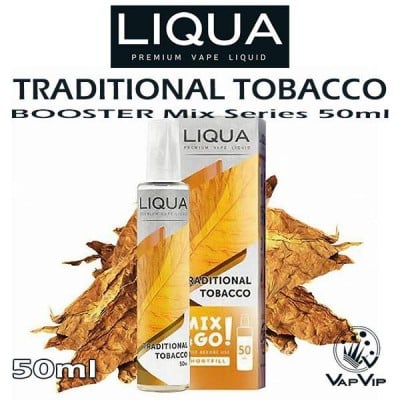 TRADITIONAL TOBACCO M&G Eliquid 50ml (BOOSTER) - LIQUA MIX
