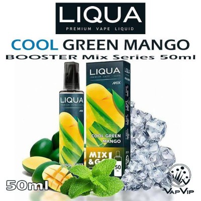 COOL GREEN MANGO M&G Eliquid 50ml (BOOSTER) - LIQUA MIX
