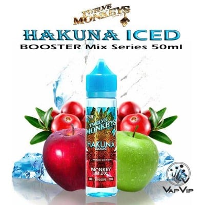 ICE AGE - HAKUNA ICED E-liquido 50ml (BOOSTER) - Twelve Monkeys