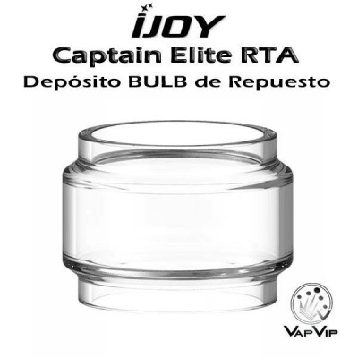 IJOY Captain Elite RTA: Depósito BULB 3ml Pyrex