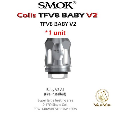 Resistencias TFV8 BABY V2- V8Baby V2- Smok