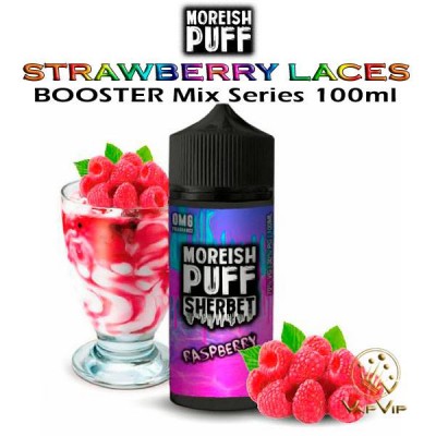 RASPBERRY Sherbets E-liquid 100ml (BOOSTER) - Moreish Puff in Europe and Spain