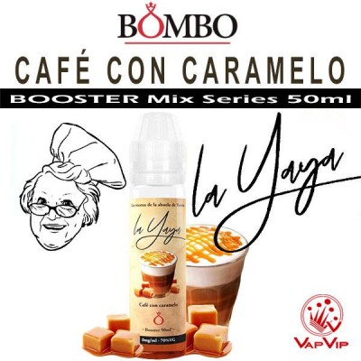 CAFE CON CARAMELO - LA YAYA E-liquido 50ml (BOOSTER) - Bombo