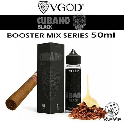 CUBANO BLACK E-liquido 50ml (BOOSTER) - VGOD